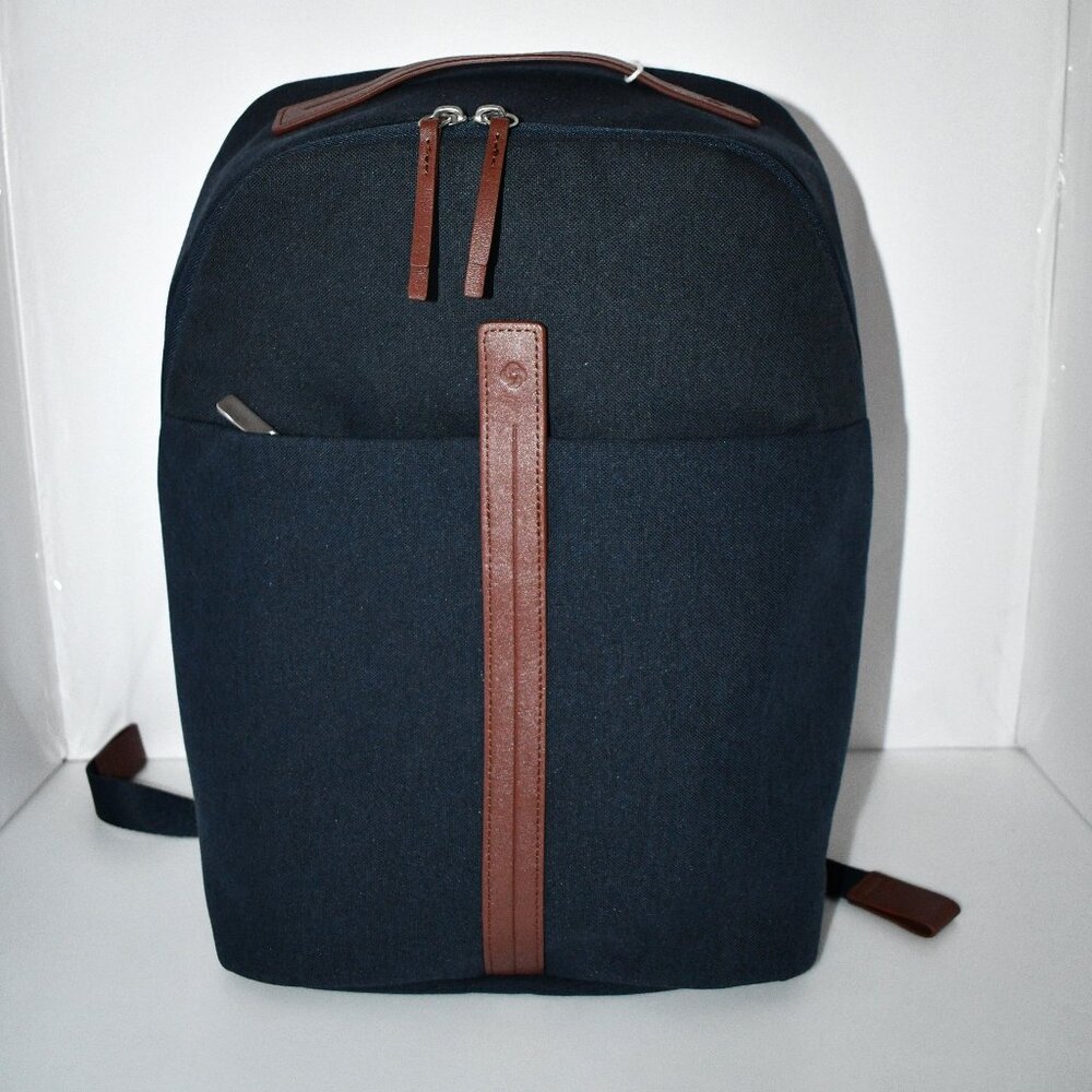 Samsonite Navy Blue and Brown Travel Backpack